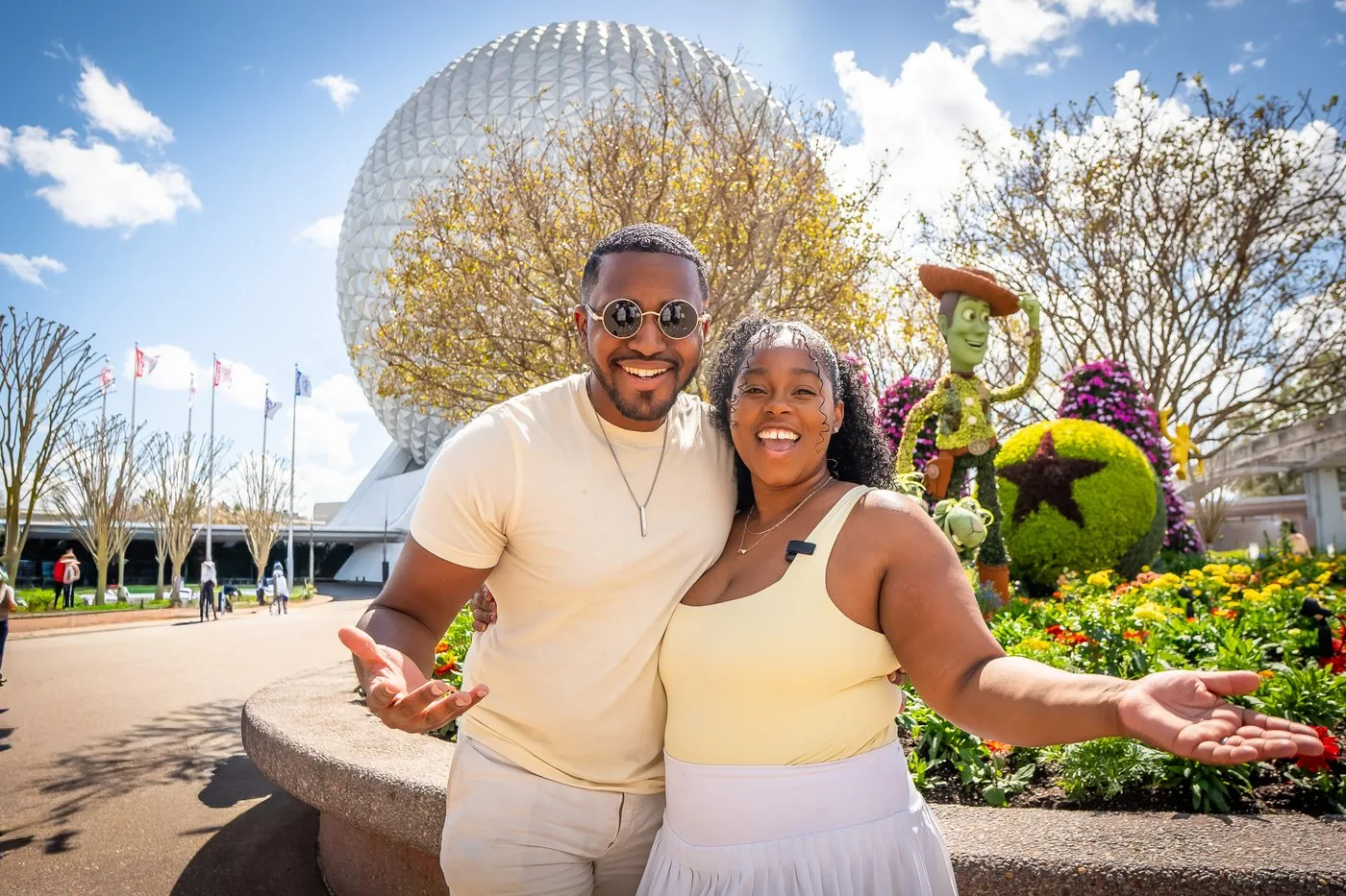 Jordan and Ashly Roberson at EPCOT Flower and Garden Festival 2026