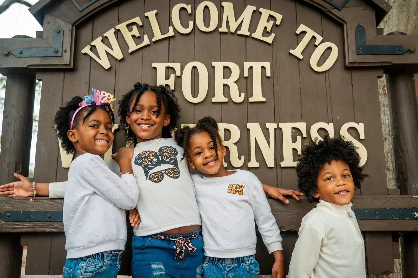 Roberson kids at Fort Wilderness Disney World