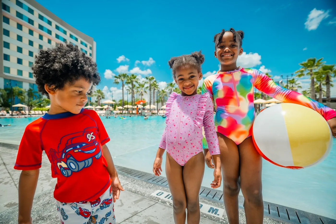 Kids at the Endless Summer Dockside pool at Universal Orlando