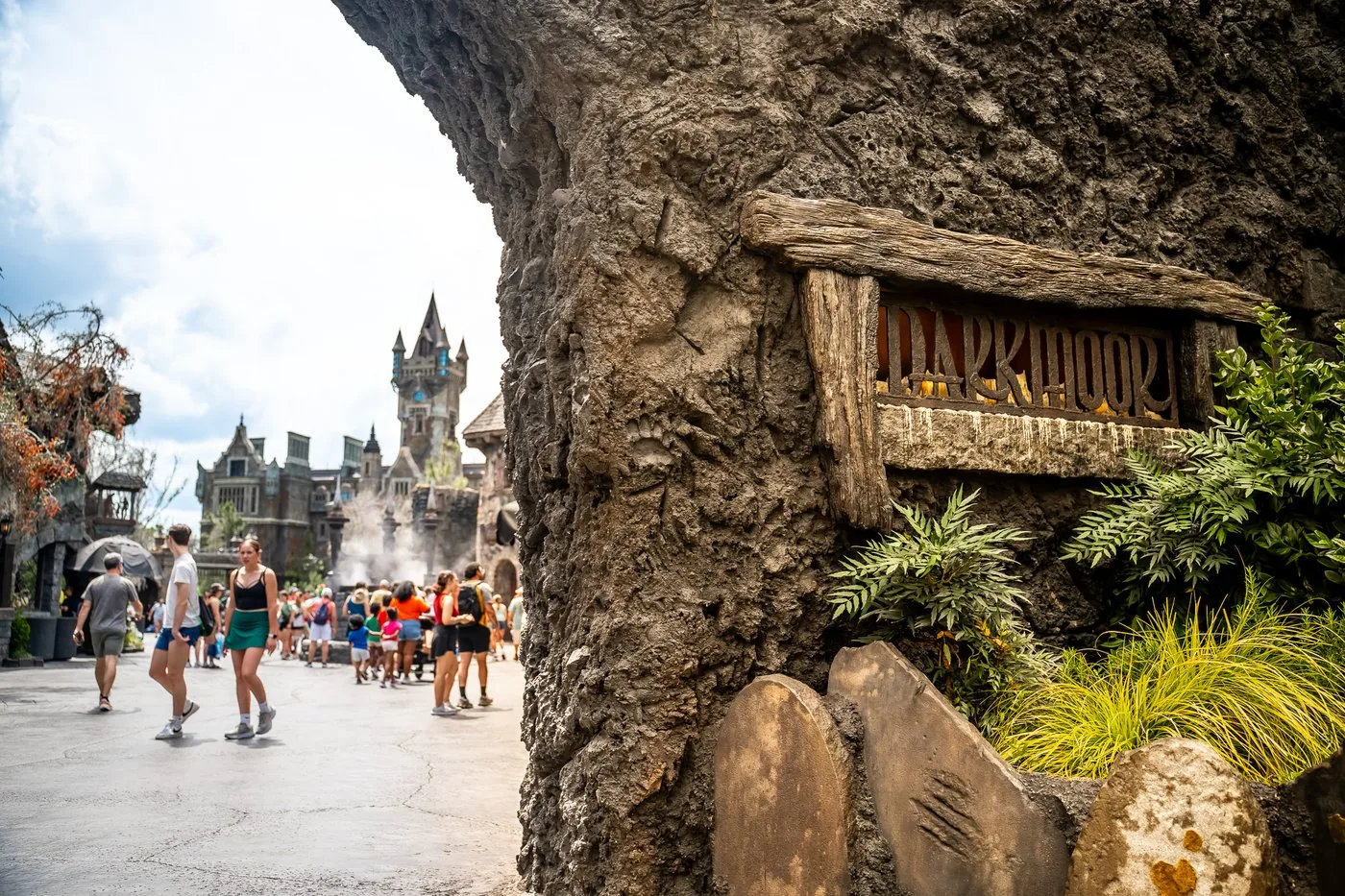 Dark Universe Darkmoor entrance at Epic Universe