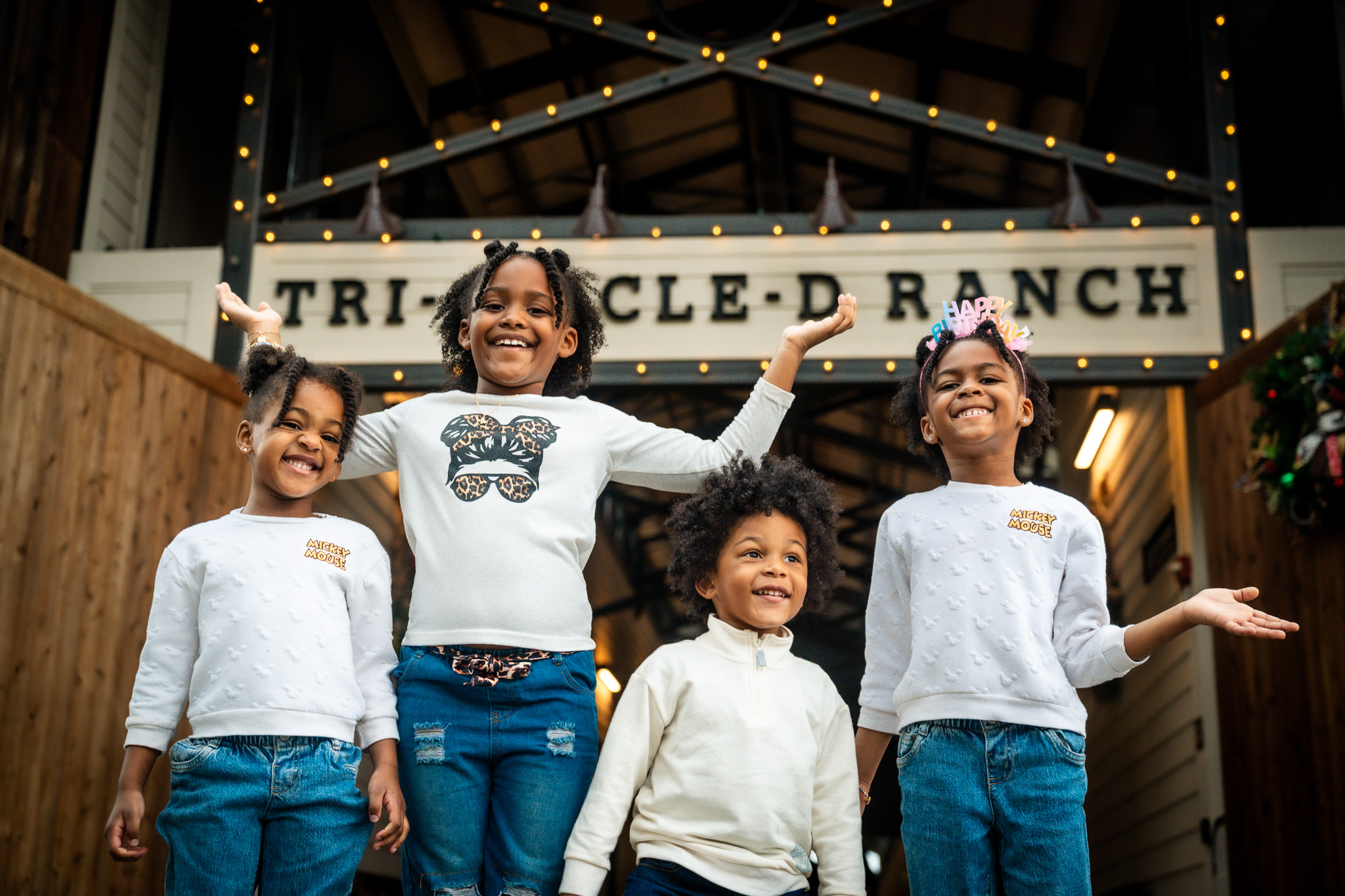 Roberson kids at Fort Wilderness
