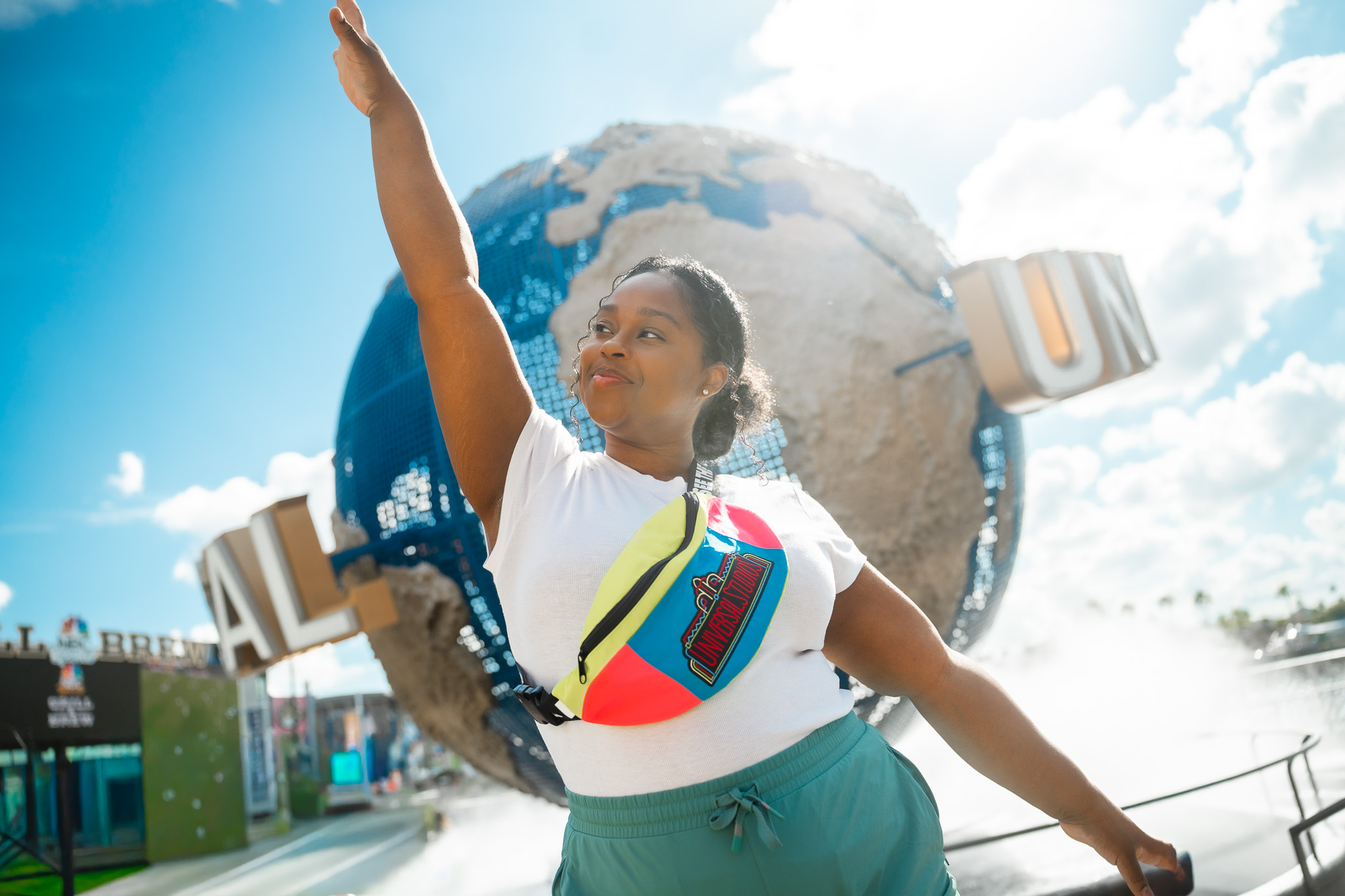 Bri at Universal Studios
